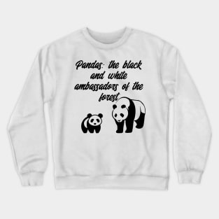 T-Shirt Pandas Crewneck Sweatshirt